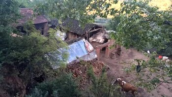 La humilde vivienda de la