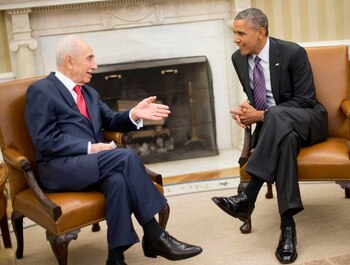 Shimon Peres con Barack Obama