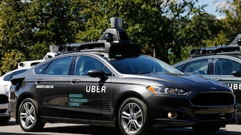 Coches autónomos de Uber (AP)