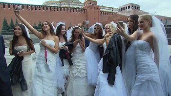 Putin fue abordado en plena