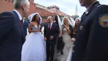 El presidente ruso se ubicó