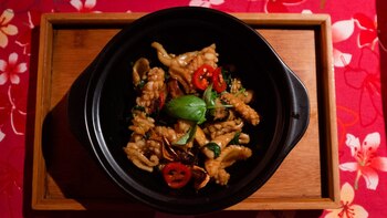 Calamar a las tres tazas