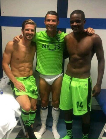 Adrien Silva, Cristiano Ronaldo y