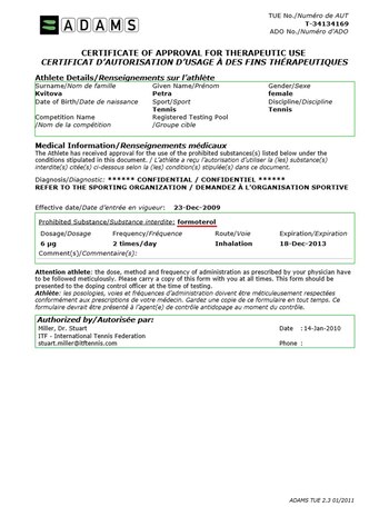 Kvitova Petra dio positivo por