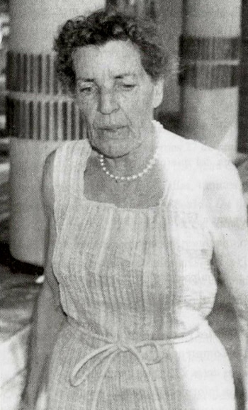 Su mujer, Gerlada de Olmo.