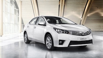 Un Toyota Corolla modelo 2014: