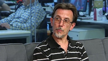 Rubén López en los estudios