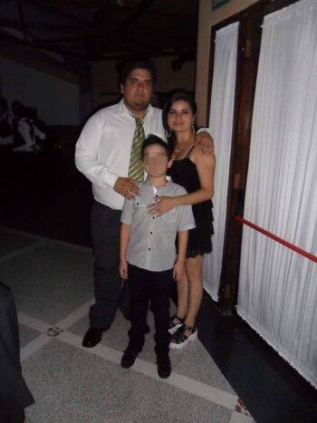 Diego, Daniela y su hijo