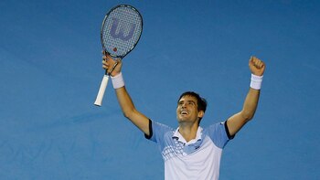 Guido Pella se mostró motivado