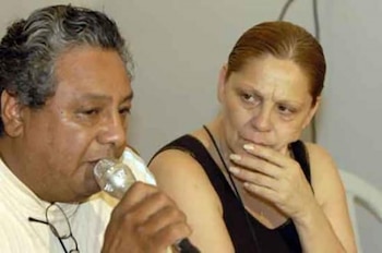 Luis Gerez y su esposa