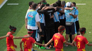 La celebración de la Argentina