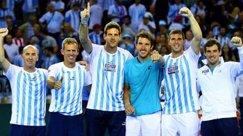 Juan Martín Del Potro, pilar fundamental para llevar a Argentina a su quinta final de Copa Davis (delpotrojuan)