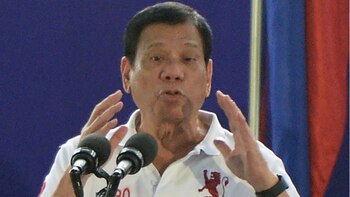 El presidente Duterte prometió en