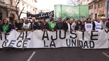 Movilización de ATE durante la