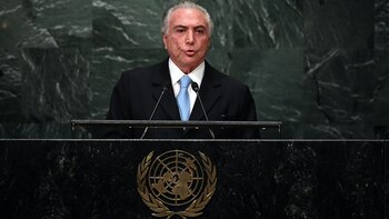 Michel Temer en la Asamblea