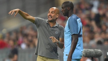 Touré y Guardiola compartieron una
