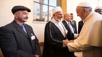 El papa Francisco recibió a