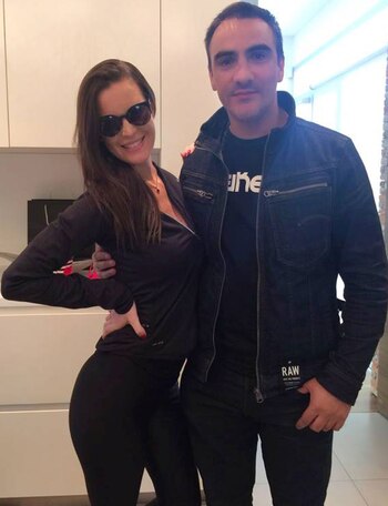 Natalie Weber y Roberto López