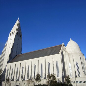 Islandia, su cielo azul y