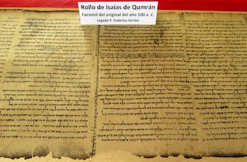 Facsímil de uno de los