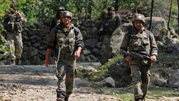 Soldados del ejército de India