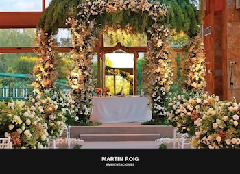 Un altar para ceremonia judía