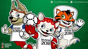 Las mascotas del Mundial de