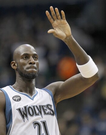 Garnett pasó 13 temporadas en