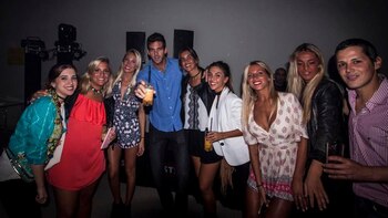 El tandilense, junto a sus