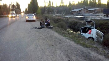 Acá fue el choque en