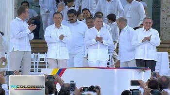 Los jefes de Estado presentes