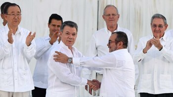 Juan Manuel Santos y Rodrigo