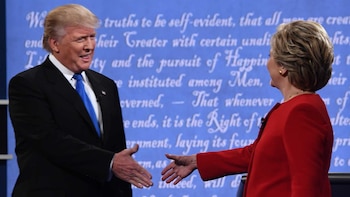 Donald Trump se enfrentó en