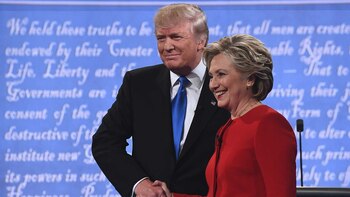 Trump y Clinton se enfrentaron
