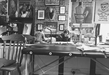 Cande Tinelli haciéndose su nuevo