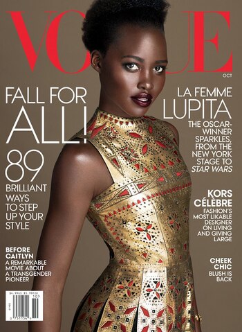 Lupita Nyong’o en la tapa