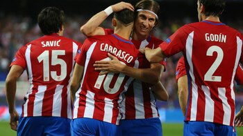 Carrasco celebra su gol (Reuters)