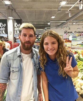 Lionel Messi estuvo en un