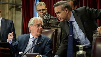 Pichetto junto a Federico Pinedo