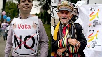 Partidarios del “No” y del