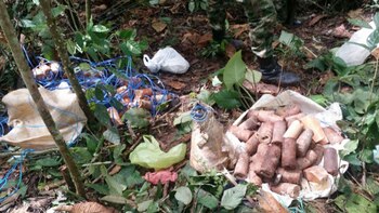 Explosivos de las FARC