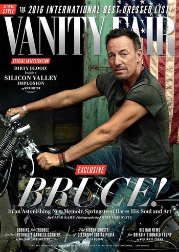Bruce Springsteen tapa de Vanity