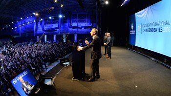 Macri en la apertura del