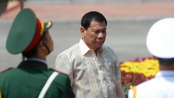 El presidente filipino Rodrigo Duterte