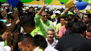 El sábado se celebró en Ecuador una convención del partido del oficialismo, Alianza País (EFE)