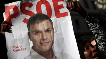 Una pancarta con la imagen