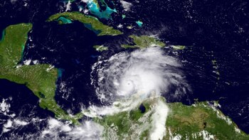 Una imagen satelital del National