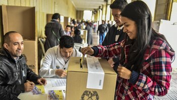 En el plebiscito ganó el