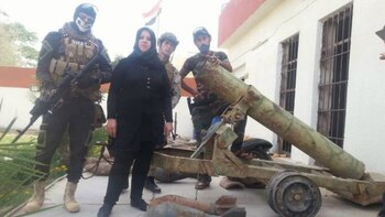 En gran parte el armamento