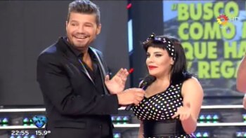 Marcelo Tinelli y Charlotte Caniggia